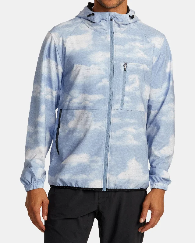 Men jackets with a media - friendly pocket for easy access to gadgetsYogger Zip-Up Hooded Jacket II - Digi Clouds Men jackets with a media - friendly pocket for easy access to gadgetsYogger Zip-Up Hooded Jacket II - Digi Clouds