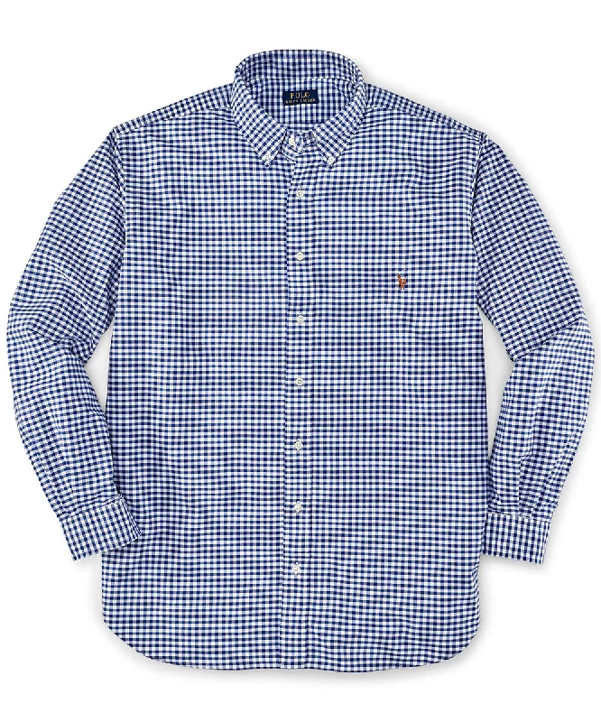 Men's slim fit short sleeve polo shirts with contrast collarsPolo Ralph Lauren Long-Sleeve Oxford Shirt Men's slim fit short sleeve polo shirts with contrast collarsPolo Ralph Lauren Long-Sleeve Oxford Shirt