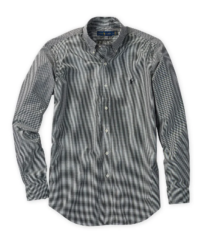 Men's slim fit short sleeve polo shirts with contrast collarsPolo Ralph Lauren Long Sleeve Natural Stretch Poplin Sport Shirt Men's slim fit short sleeve polo shirts with contrast collarsPolo Ralph Lauren Long Sleeve Natural Stretch Poplin Sport Shirt