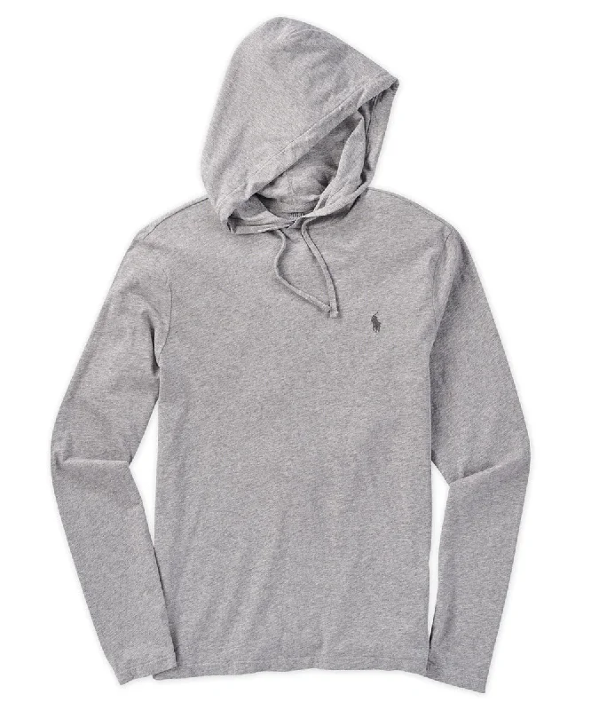 Men's high - collar polo shirts with a modern twistPolo Ralph Lauren Solid Hooded Tee Shirt Men's high - collar polo shirts with a modern twistPolo Ralph Lauren Solid Hooded Tee Shirt
