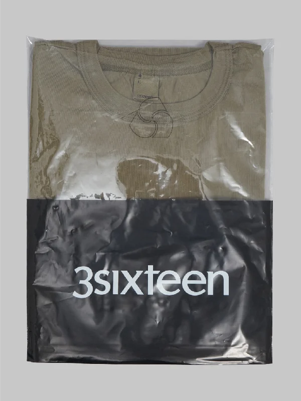 Men's vintage - inspired retro polo shirts with unique patterns3sixteen Garment Dyed Pima T-shirt Military Green Men's vintage - inspired retro polo shirts with unique patterns3sixteen Garment Dyed Pima T-shirt Military Green