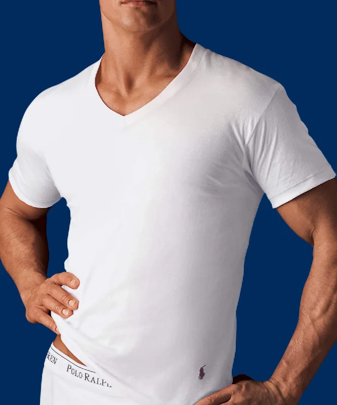 Men's lightweight performance polo shirts for tennis matchesPolo Ralph Lauren Cotton V-Neck Undershirt (3-Pack) Men's lightweight performance polo shirts for tennis matchesPolo Ralph Lauren Cotton V-Neck Undershirt (3-Pack)