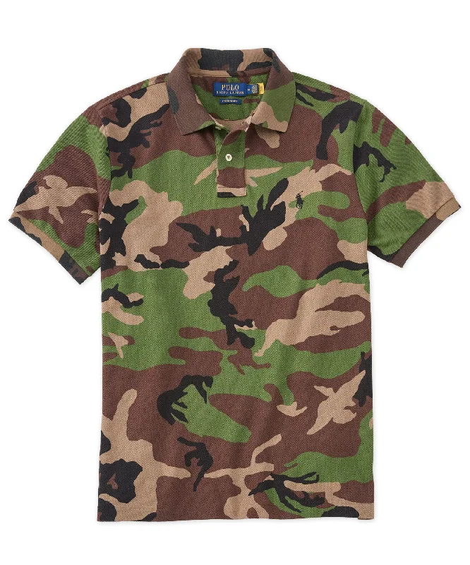 Men's budget - friendly basic polo shirts in multiple colorsPolo Ralph Lauren Short-Sleeve Camouflage Animated Mesh Polo Men's budget - friendly basic polo shirts in multiple colorsPolo Ralph Lauren Short-Sleeve Camouflage Animated Mesh Polo