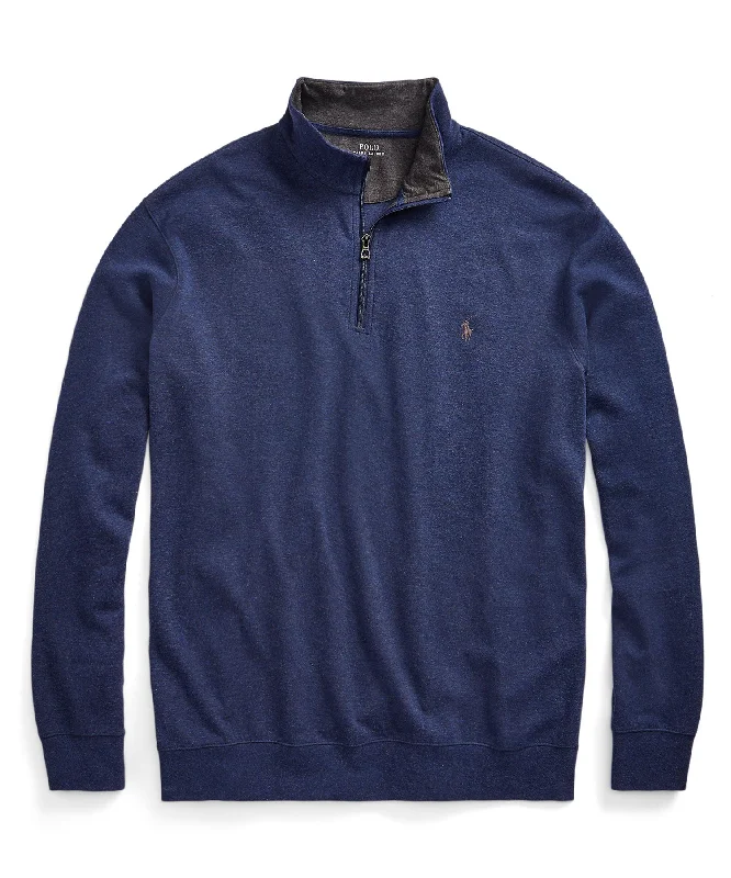 Men's breathable cotton blend polo shirts for summer outingsPolo Ralph Lauren Lux Jersey Half-Zip Pullover Men's breathable cotton blend polo shirts for summer outingsPolo Ralph Lauren Lux Jersey Half-Zip Pullover