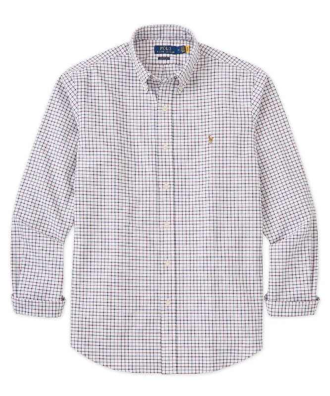 Men's slim fit short sleeve polo shirts with contrast collarsPolo Ralph Lauren Long Sleeve Oxford Sport Shirt Men's slim fit short sleeve polo shirts with contrast collarsPolo Ralph Lauren Long Sleeve Oxford Sport Shirt