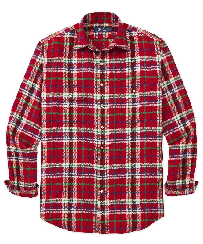 Men's stretchable athletic polo shirts for fitness workoutsPolo Ralph Lauren Long Sleeve Flannel Sport Shirt Men's stretchable athletic polo shirts for fitness workoutsPolo Ralph Lauren Long Sleeve Flannel Sport Shirt