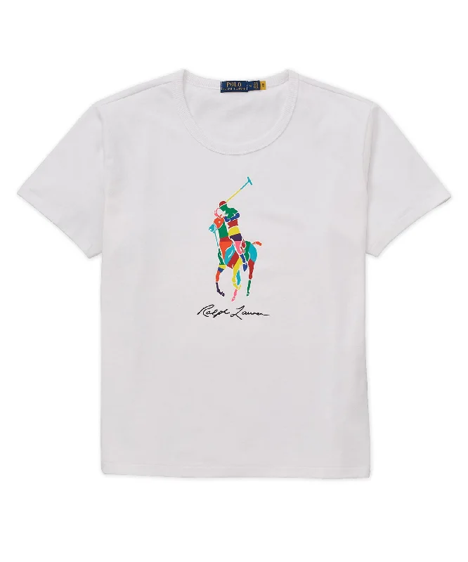 Men's color - block polo shirts with a bold fashion statementPolo Ralph Lauren Short Sleeve Big Pony Graphic T-Shirt Men's color - block polo shirts with a bold fashion statementPolo Ralph Lauren Short Sleeve Big Pony Graphic T-Shirt