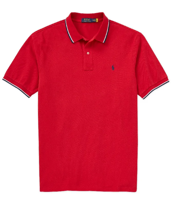 Men's formal - style silk blend polo shirts for special occasionsPolo Ralph Lauren Short Sleeve Tipped Mesh Polo Knit Shirt Men's formal - style silk blend polo shirts for special occasionsPolo Ralph Lauren Short Sleeve Tipped Mesh Polo Knit Shirt