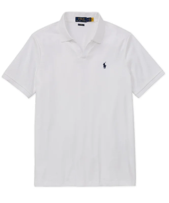 Men's stretchable athletic polo shirts for fitness workoutsPolo Ralph Lauren Short Sleeve Soft Touch Johnny Collar Knit Men's stretchable athletic polo shirts for fitness workoutsPolo Ralph Lauren Short Sleeve Soft Touch Johnny Collar Knit