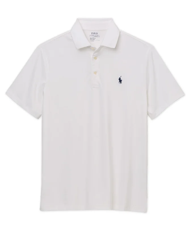 Men's color - block polo shirts with a bold fashion statementPolo Ralph Lauren Short Sleeve Performance Polo Knit Shirt Men's color - block polo shirts with a bold fashion statementPolo Ralph Lauren Short Sleeve Performance Polo Knit Shirt