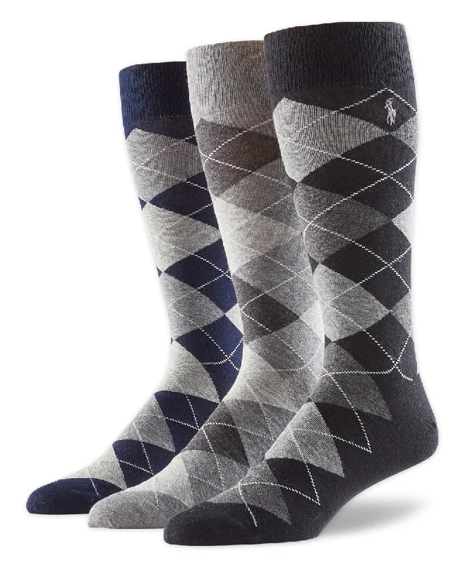Men's quick - dry polo shirts for water sports activitiesPolo Ralph Lauren Assorted Classic Color Argyle Socks (3-Pack) Men's quick - dry polo shirts for water sports activitiesPolo Ralph Lauren Assorted Classic Color Argyle Socks (3-Pack)