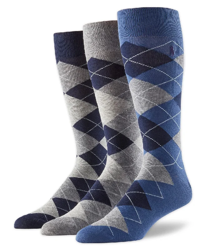 Men's formal - style silk blend polo shirts for special occasionsPolo Ralph Lauren Assorted Blue Color Argyle Socks (3-Pack) Men's formal - style silk blend polo shirts for special occasionsPolo Ralph Lauren Assorted Blue Color Argyle Socks (3-Pack)