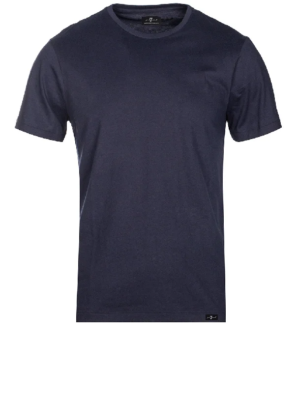 Men's antimicrobial t - shirts for odor - free freshness during travelLuxe Performance T-shirt Navy Men's antimicrobial t - shirts for odor - free freshness during travelLuxe Performance T-shirt Navy