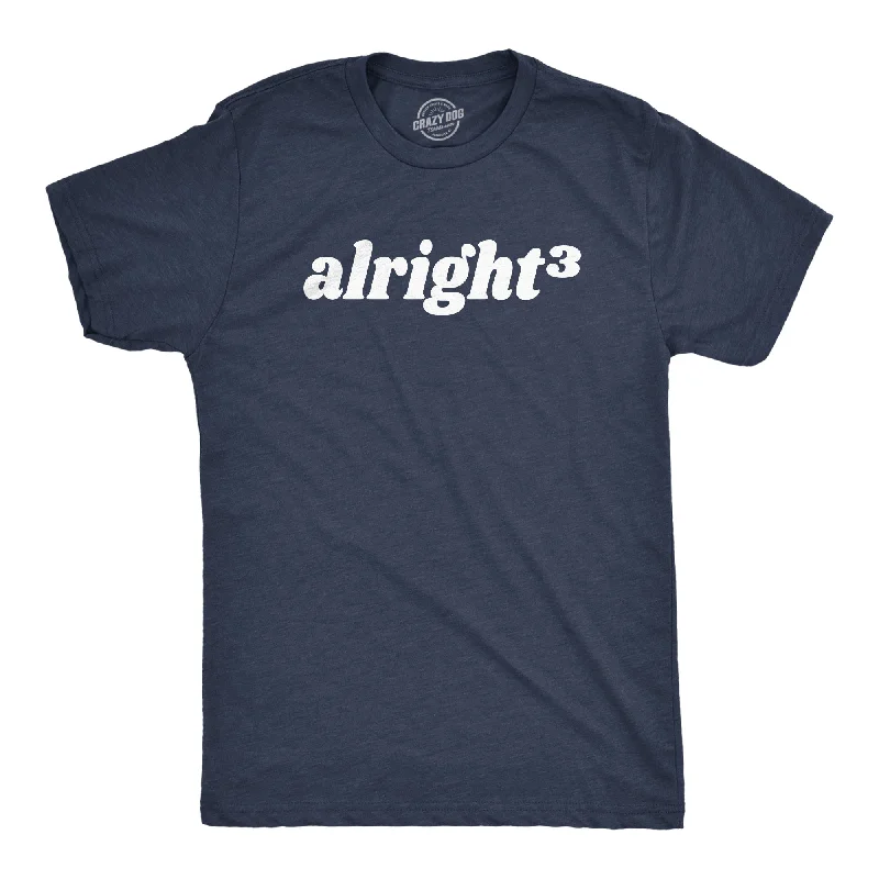 Men's ribbed t - shirts with a textured finish for added styleAlright Cubed Men's T Shirt Men's ribbed t - shirts with a textured finish for added styleAlright Cubed Men's T Shirt