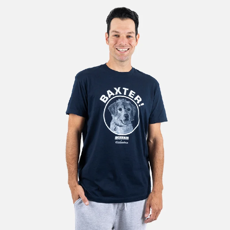 Men's eco - friendly recycled t - shirts for sustainable fashion choicesANCHORMAN BAXTER! SHIRT Men's eco - friendly recycled t - shirts for sustainable fashion choicesANCHORMAN BAXTER! SHIRT