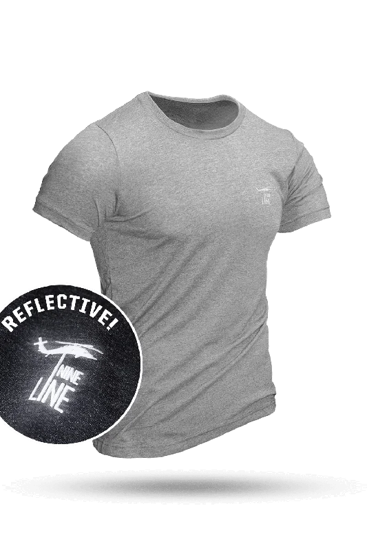 Men's UV - protection t - shirts for outdoor activities in the sunReflective Dropline Logo - Athletic T-Shirt