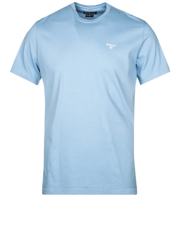 Men's button - front t - shirts with a unique artistic printEssential Sports Tee Blue Men's button - front t - shirts with a unique artistic printEssential Sports Tee Blue