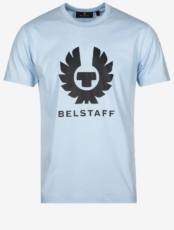 Men's distressed denim - look t - shirts with a rugged appealPhoenix T-Shirt Sky Blue Men's distressed denim - look t - shirts with a rugged appealPhoenix T-Shirt Sky Blue