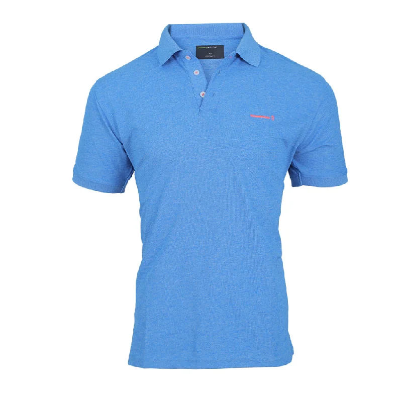 Men's mock - neck t - shirts with a modern and sleek styleBLUE STREAK MEN'S GOLF T-SHIRT Men's mock - neck t - shirts with a modern and sleek styleBLUE STREAK MEN'S GOLF T-SHIRT