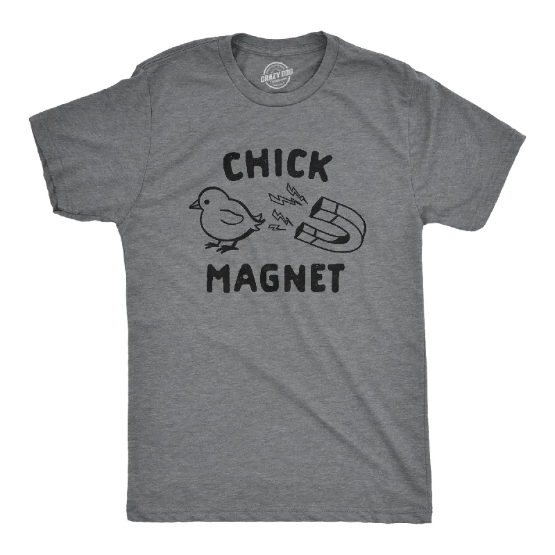 Men's long - sleeve henley t - shirts with button - down placketsChick Magnet Men's T Shirt Men's long - sleeve henley t - shirts with button - down placketsChick Magnet Men's T Shirt