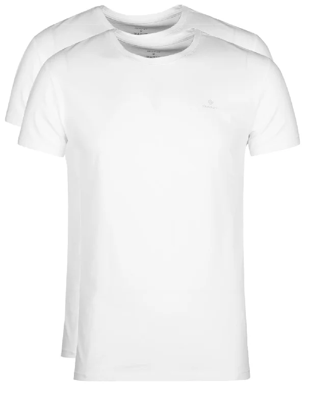 Men's printed Hawaiian t - shirts for tropical vacations2-Pack Crew Neck T-Shirts White Men's printed Hawaiian t - shirts for tropical vacations2-Pack Crew Neck T-Shirts White