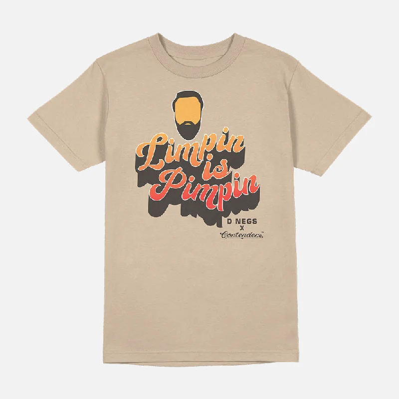 Men's thermal t - shirts with a high - neck design for cold weatherDNEGS LIMPIN IS PIMPIN SHIRT Men's thermal t - shirts with a high - neck design for cold weatherDNEGS LIMPIN IS PIMPIN SHIRT