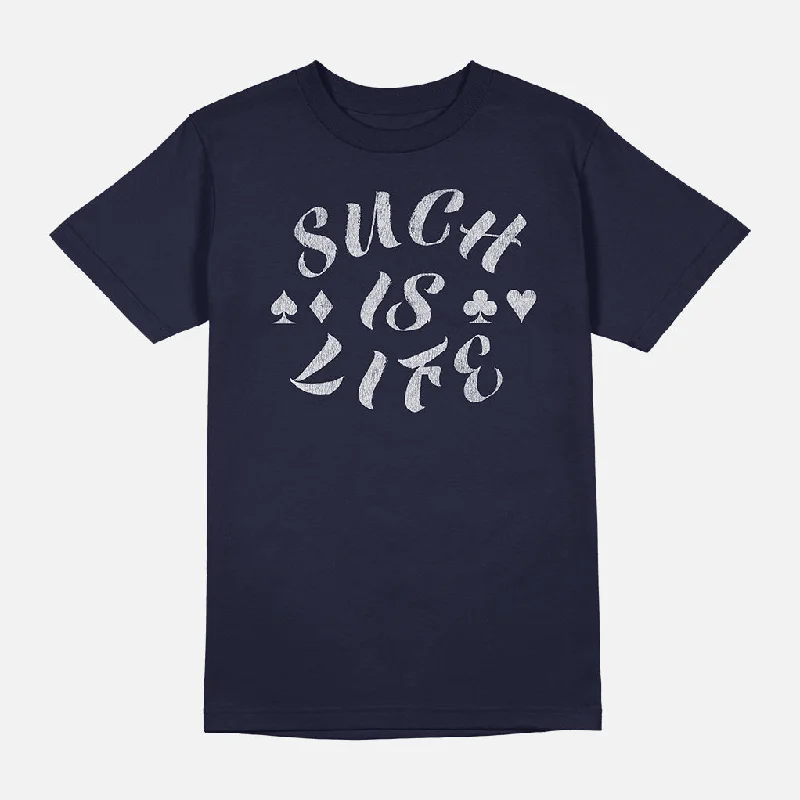 Men's short - sleeve linen t - shirts for summer beach outingsDNEGS SUCH IS LIFE SHIRT Men's short - sleeve linen t - shirts for summer beach outingsDNEGS SUCH IS LIFE SHIRT