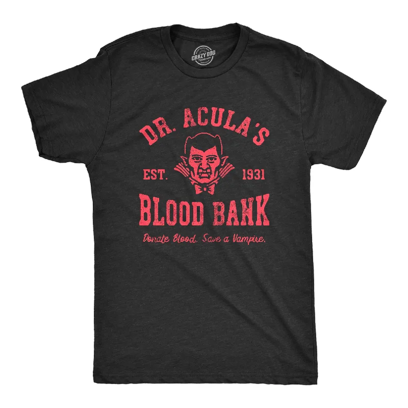 Men's v - neck muscle t - shirts for a body - building aestheticDr Aculas Blood Bank Men's T Shirt Men's v - neck muscle t - shirts for a body - building aestheticDr Aculas Blood Bank Men's T Shirt