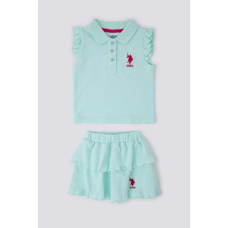 Men's luxury cashmere blend polo shirts in solid colorsBÉBÉ / ENSEMBLE 02 PIÈCES VERT MENTHE - USB1256-V5 Men's luxury cashmere blend polo shirts in solid colorsBÉBÉ / ENSEMBLE 02 PIÈCES VERT MENTHE - USB1256-V5