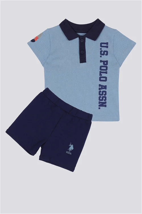 Men's reversible polo shirts with two different looksEnsemble bleu clair pour bébé-USB1133-V2 Men's reversible polo shirts with two different looksEnsemble bleu clair pour bébé-USB1133-V2