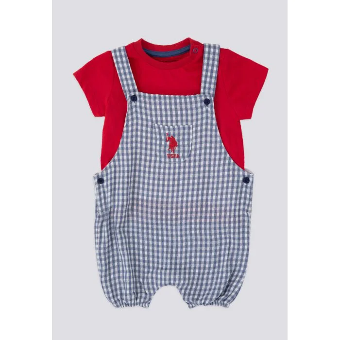 Men's color - block polo shirts with a bold fashion statementEnsemble Rouge pour bébé-USB1144-V1 Men's color - block polo shirts with a bold fashion statementEnsemble Rouge pour bébé-USB1144-V1