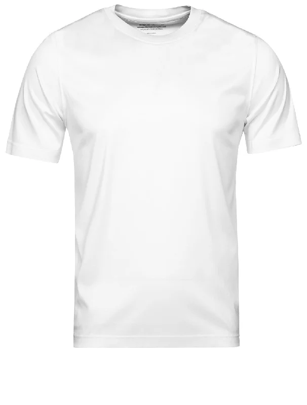 Men's long - sleeve henley t - shirts with button - down placketsWhite Filo di Scozia Crew Neck T-Shirt Men's long - sleeve henley t - shirts with button - down placketsWhite Filo di Scozia Crew Neck T-Shirt