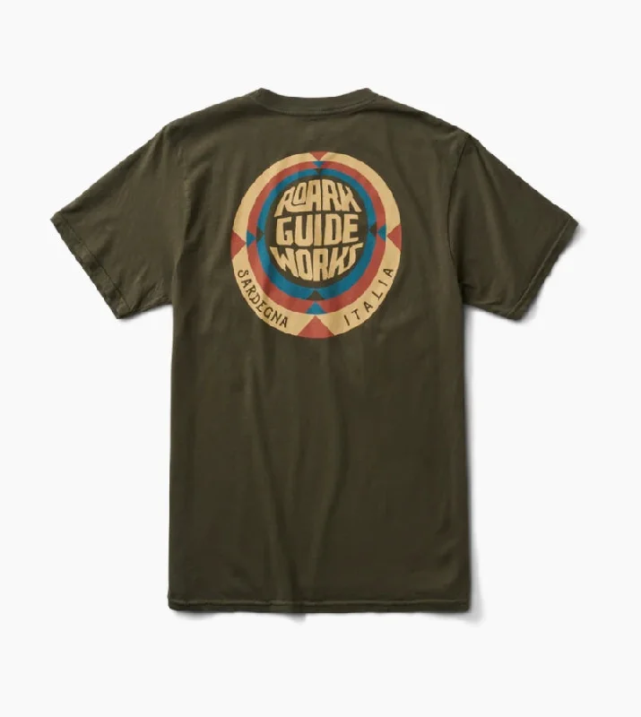 Men's slim - fit graphic t - shirts with vintage rock band printsGuideworks Sardegna Premium Tee Men's slim - fit graphic t - shirts with vintage rock band printsGuideworks Sardegna Premium Tee
