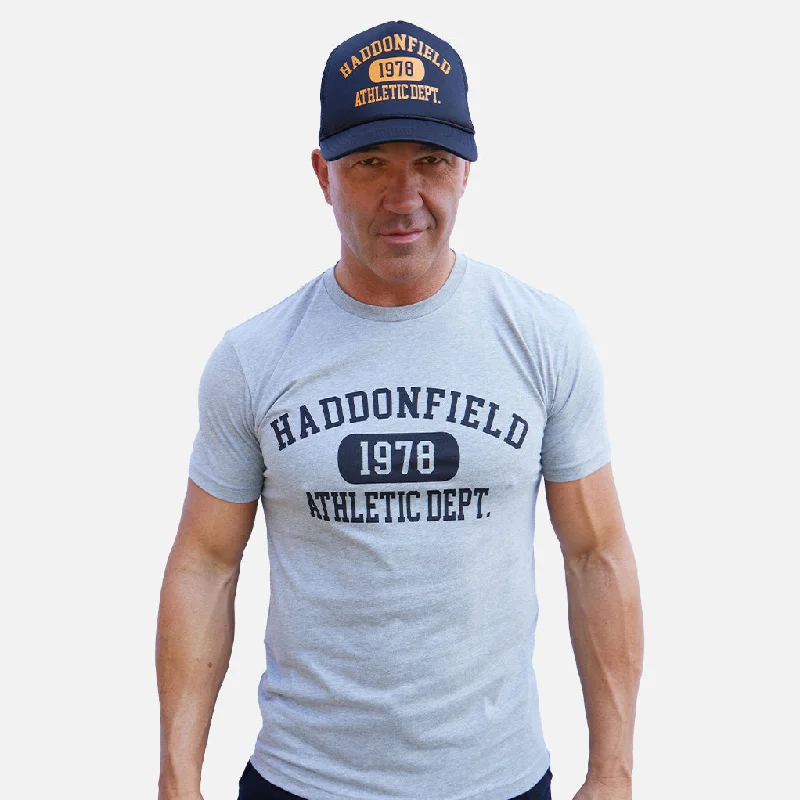 Men's tie - dye t - shirts with a bohemian styleHALLOWEEN HADDONFIELD ATHLETICS SHIRT Men's tie - dye t - shirts with a bohemian styleHALLOWEEN HADDONFIELD ATHLETICS SHIRT