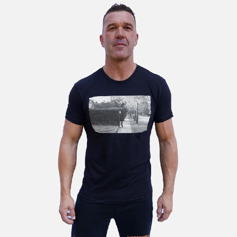Men's long - sleeve henley t - shirts with button - down placketsHALLOWEEN POSTCARD SHIRT Men's long - sleeve henley t - shirts with button - down placketsHALLOWEEN POSTCARD SHIRT