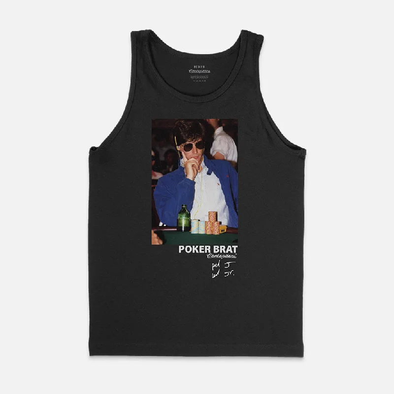 Men's plus - size pocket t - shirts with a classic lookHELLMUTH POKER BRAT TANK