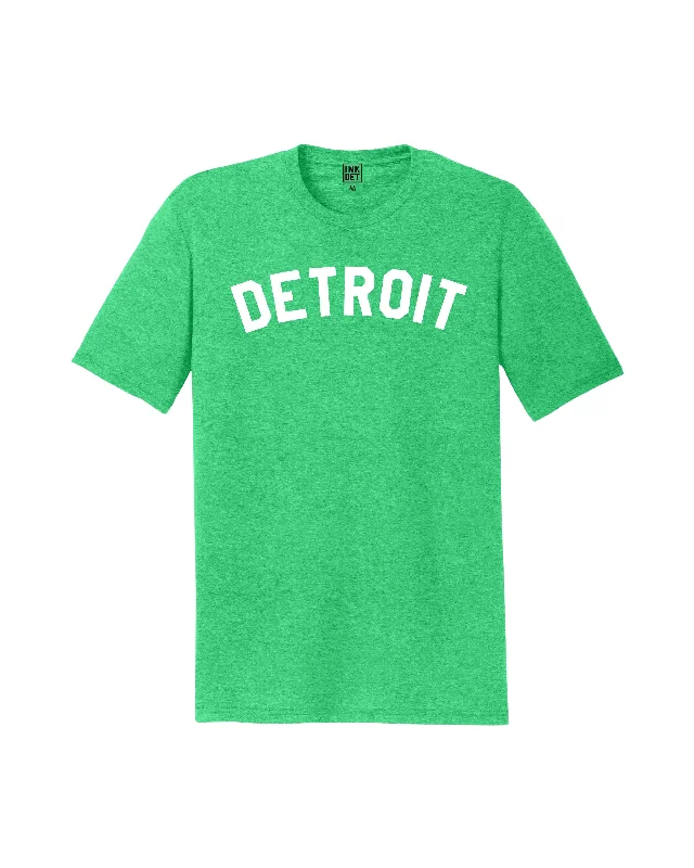 Men's UV - protection t - shirts for outdoor activities in the sunInk Detroit - Triblend T-Shirt - Green