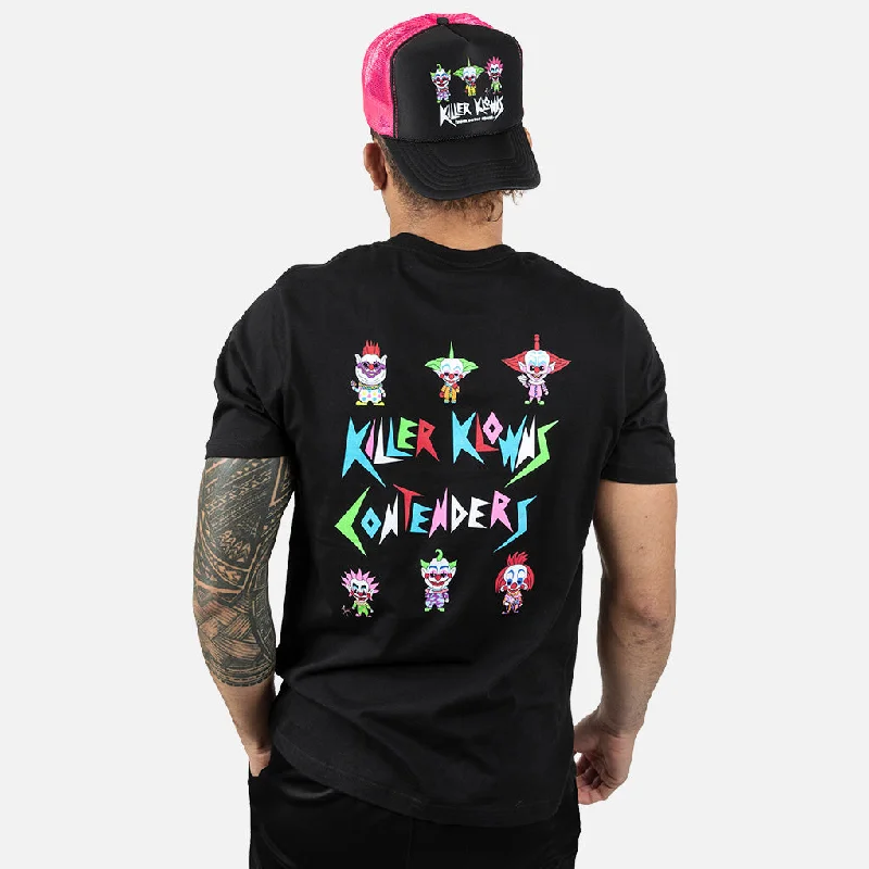 Men's mock - neck t - shirts with a modern and sleek styleKILLER KLOWNS KLOWNS SHIRT Men's mock - neck t - shirts with a modern and sleek styleKILLER KLOWNS KLOWNS SHIRT