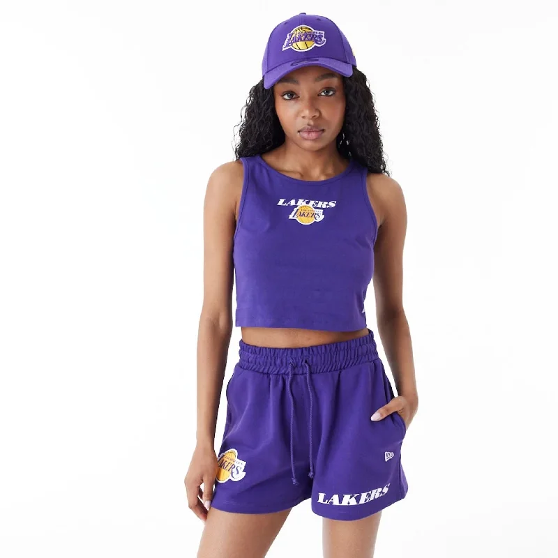 Men's lightweight performance t - shirts for running marathonsLA Lakers Women's NBA Team Logo Purple Crop Tank Top Men's lightweight performance t - shirts for running marathonsLA Lakers Women's NBA Team Logo Purple Crop Tank Top