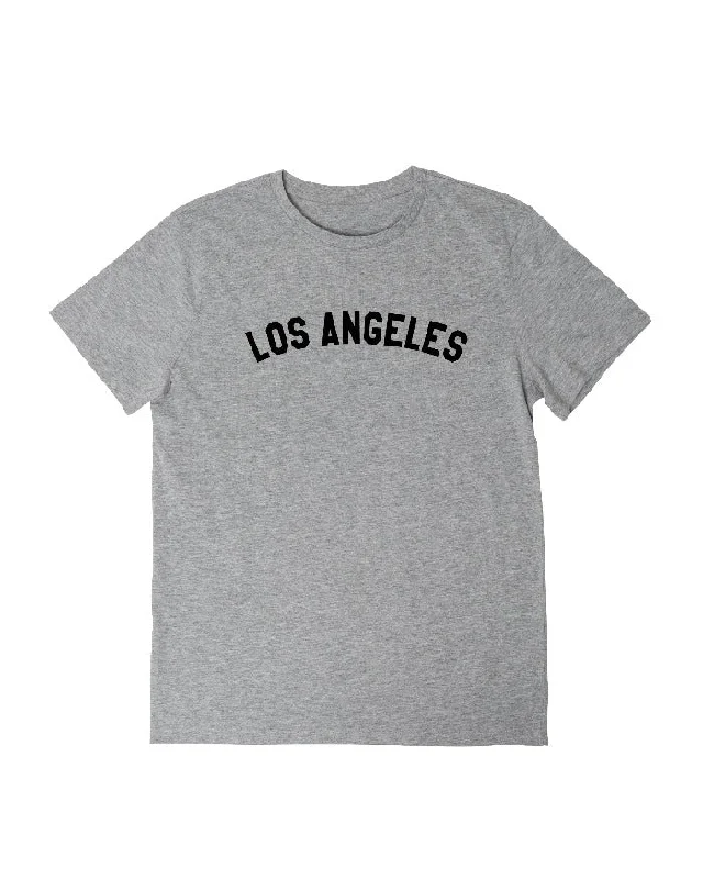 Men's v - neck muscle t - shirts for a body - building aestheticLos Angeles Basics T-Shirt - Heather Grey Men's v - neck muscle t - shirts for a body - building aestheticLos Angeles Basics T-Shirt - Heather Grey