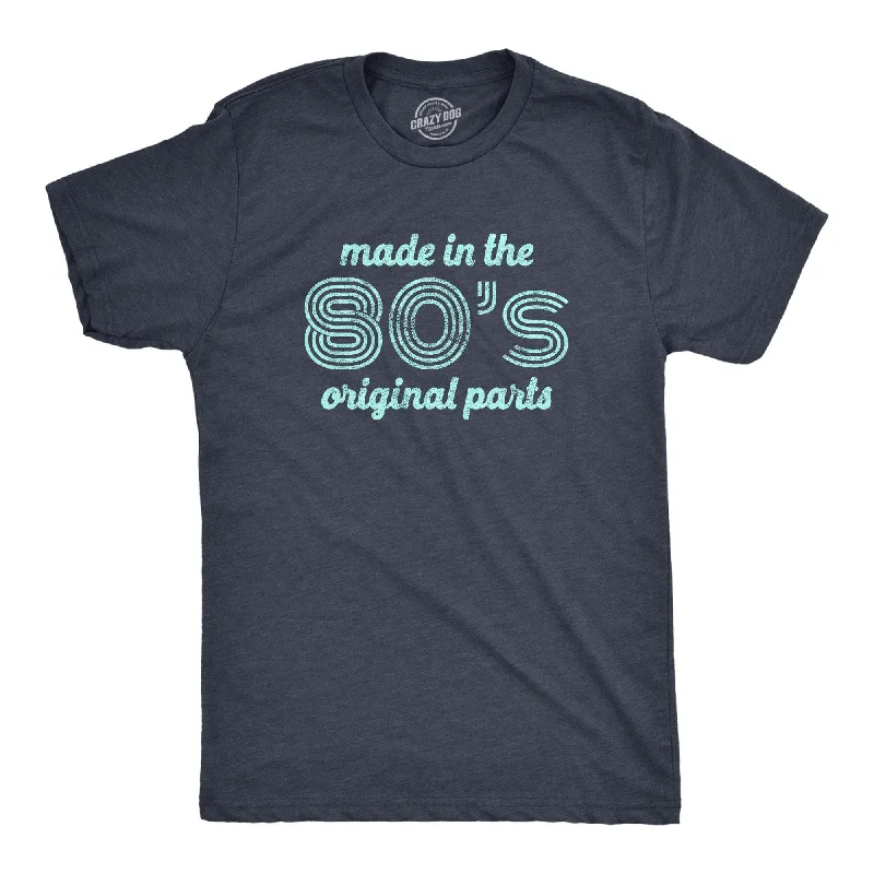 Men's long - sleeve henley t - shirts with button - down placketsMade In The 80s Original Parts Men's T Shirt Men's long - sleeve henley t - shirts with button - down placketsMade In The 80s Original Parts Men's T Shirt