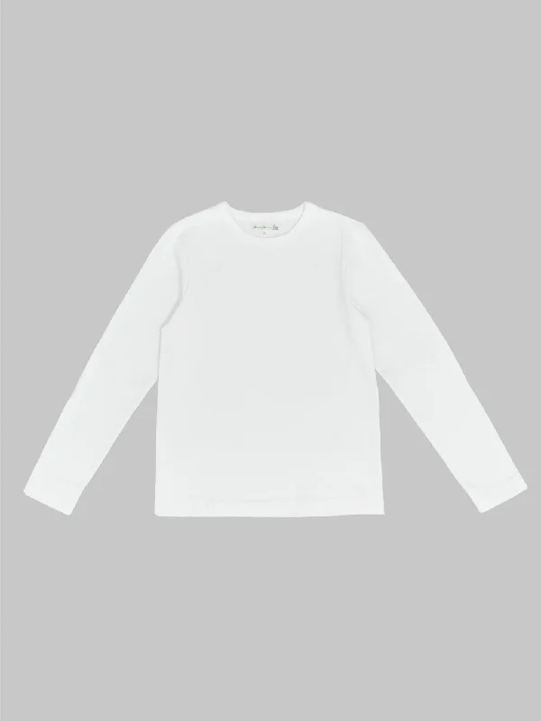 Men's budget - friendly basic polo shirts in multiple colorsMerz b. Schwanen 2S18 Super Heavyweight 13.4oz Long Sleeve Crewneck Loopwheeled Relaxed Fit T-Shirt White Men's budget - friendly basic polo shirts in multiple colorsMerz b. Schwanen 2S18 Super Heavyweight 13.4oz Long Sleeve Crewneck Loopwheeled Relaxed Fit T-Shirt White