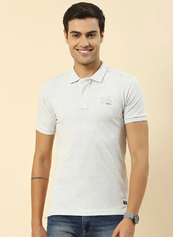 Men's lightweight performance t - shirts for running marathonsMen Grey Printed T-Shirt Men's lightweight performance t - shirts for running marathonsMen Grey Printed T-Shirt