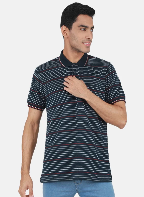 Men's eco - friendly recycled t - shirts for sustainable fashion choicesMen NAvy Blue Printed T-Shirt Men's eco - friendly recycled t - shirts for sustainable fashion choicesMen NAvy Blue Printed T-Shirt