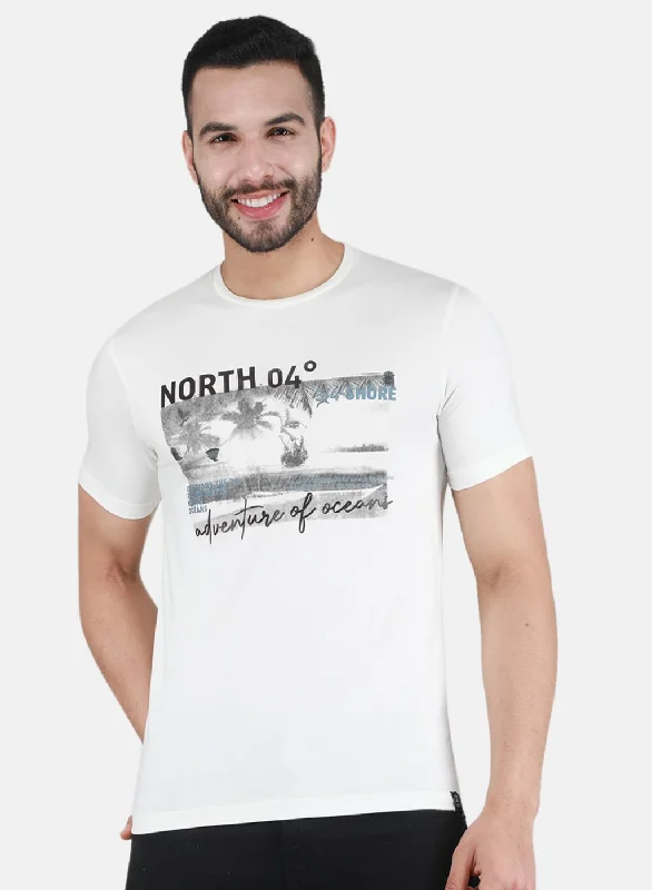 Men's long - sleeve henley t - shirts with button - down placketsMen Off White Printed T-Shirt Men's long - sleeve henley t - shirts with button - down placketsMen Off White Printed T-Shirt
