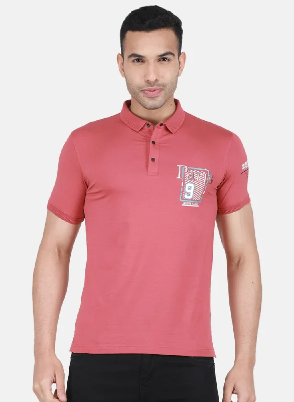 Men's antimicrobial t - shirts for odor - free freshness during travelMen Pink Printed T-Shirt Men's antimicrobial t - shirts for odor - free freshness during travelMen Pink Printed T-Shirt