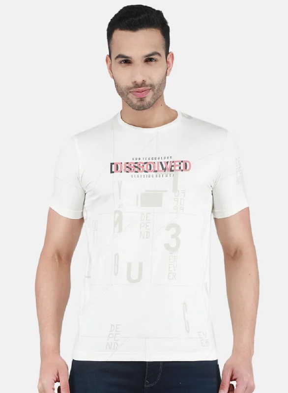 Men's UV - protection t - shirts for outdoor activities in the sunMen White Printed T-Shirt Men's UV - protection t - shirts for outdoor activities in the sunMen White Printed T-Shirt
