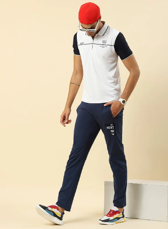 Men's distressed denim - look t - shirts with a rugged appealMen White Printed T-Shirt