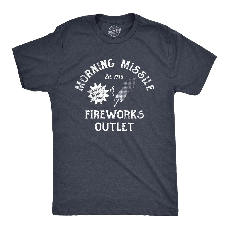 Men's polo t - shirts with a contrast collar for a preppy lookMorning Missle Fireworks Outlet Men's T Shirt Men's polo t - shirts with a contrast collar for a preppy lookMorning Missle Fireworks Outlet Men's T Shirt