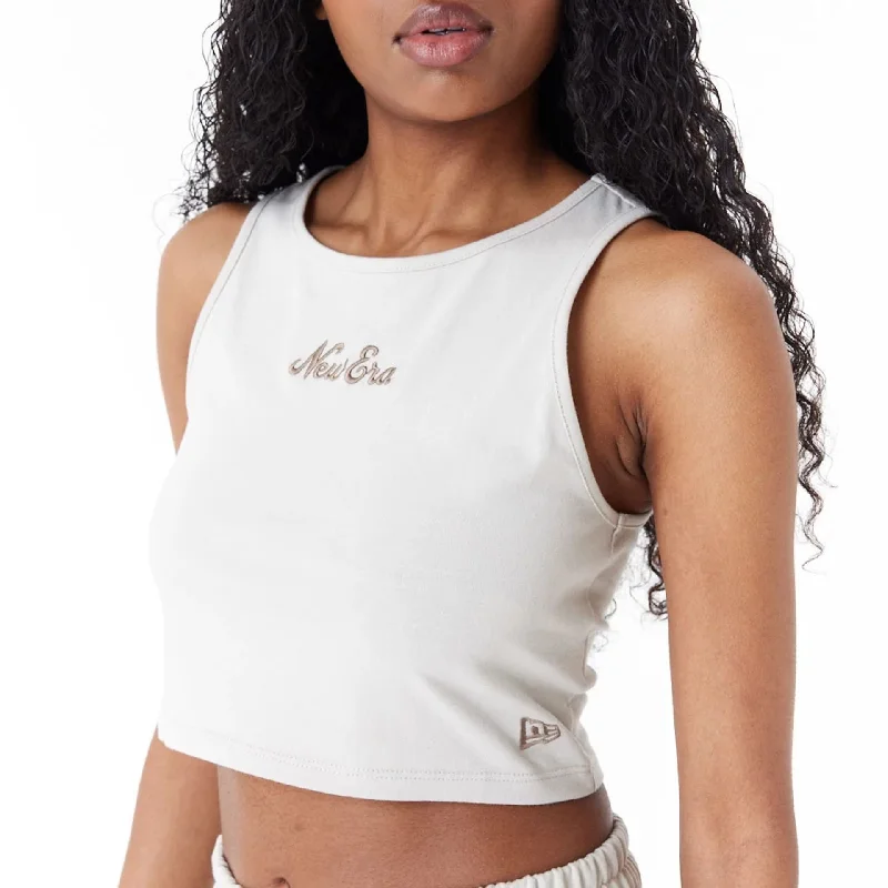 Men's thermal t - shirts with a high - neck design for cold weatherNew Era Womens Stone Crop Tank Top Men's thermal t - shirts with a high - neck design for cold weatherNew Era Womens Stone Crop Tank Top